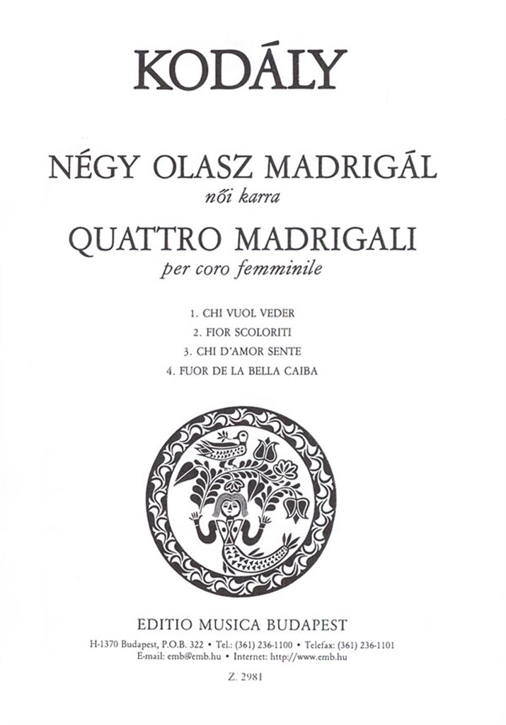 Quattro Madrigali